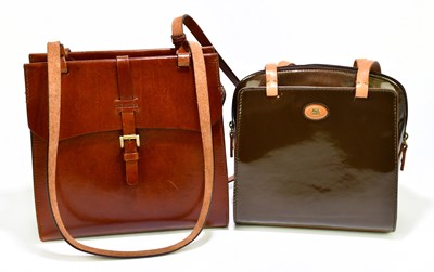 Lot 692 - THE BRIDGE; a chestnut tanned brown leather...