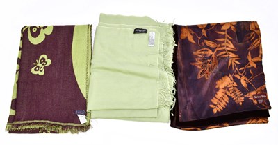 Lot 782 - PAUL SMITH; a wool and silk brown and green...