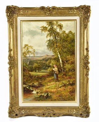 Lot 1517 - R.J HAMMOND; a late 19th century oil on canvas,...