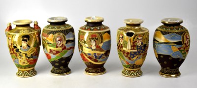 Lot 401 - Five 20th century Japanese vases
