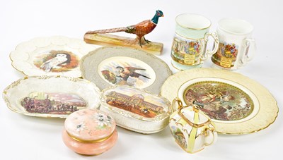Lot 1479 - ROYAL CAULDON; seven pieces of assorted...