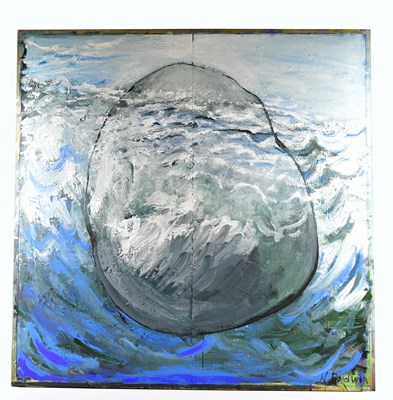 Lot 197 - NANCY BALDWIN (1935-2021); large acrylic on...
