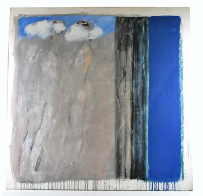Lot 201 - NANCY BALDWIN (1935-2021); large acrylic on...
