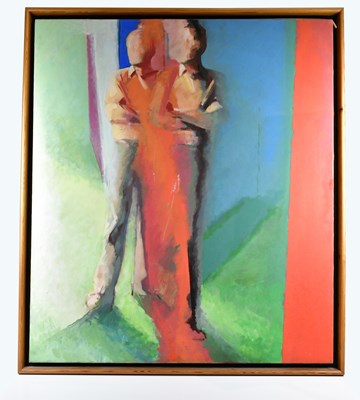 Lot 209 - VINCENT YORKE (born 1942); large acrylic on...