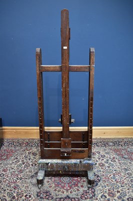 Lot 282 - A large early 20th century oak double sided...