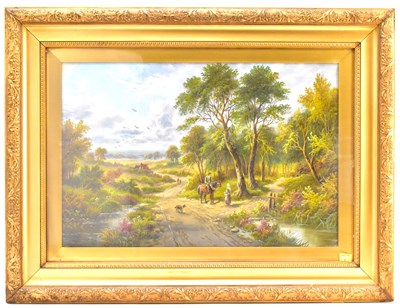 Lot 616 - M. JACKSON (British, 19th century); oil on...