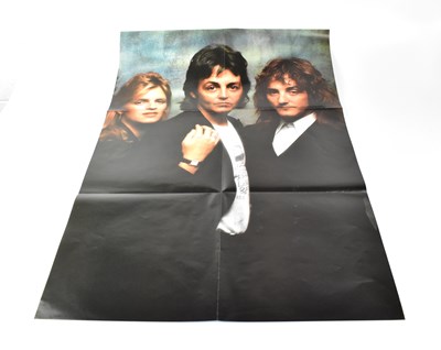 Lot 236 - PAUL MCCARTNEY; a folded album poster for...