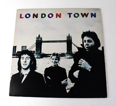 Lot 263 - WINGS; 'London Town' LP, signed verso by Paul...