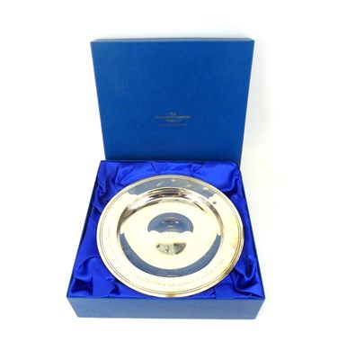 Lot 698 - An Elizabeth II hallmarked silver presentation bowl
