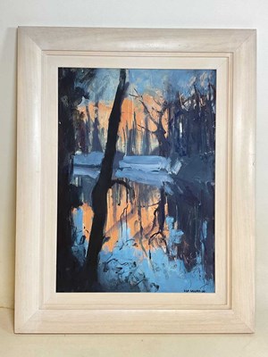 Lot 226 - LISA BALLARD; oil on canvas, 'Orange River',...