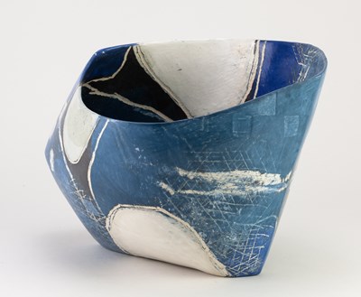 Lot 36 - CAROLYN GENDERS (born 1957); 'Blue Chalcedony...
