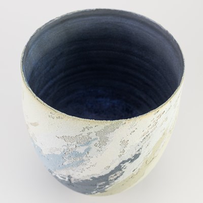 Lot 20 - CLARE CONRAD (born 1949); a stoneware vessel...