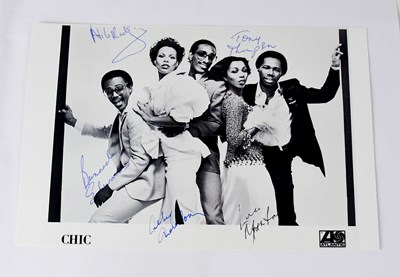 Lot 510 - CHIC; a black and white photograph bearing the...