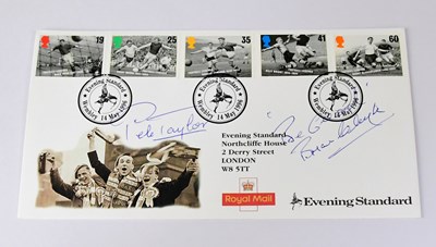 Lot 566 - NOTTINGHAM FOREST; a first day cover for 14th...