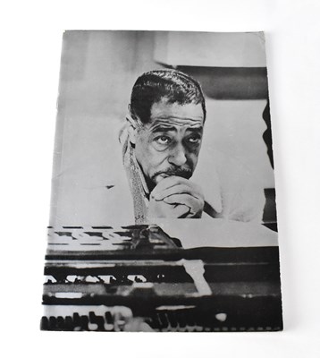 Lot 150 - DUKE ELLINGTON; a British Tour 1971 programme,...