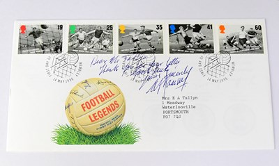 Lot 573 - ALF RAMSEY; a first day cover bearing...