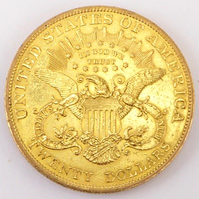 Lot 836 - A US 1904 Liberty $20 gold coin, diameter...