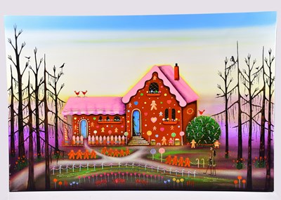Lot 276 - SUSAN LINCOLN; oil on canvas, 'The Gingerbread...