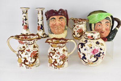 Lot 428 - Various pottery collectibles to include two...