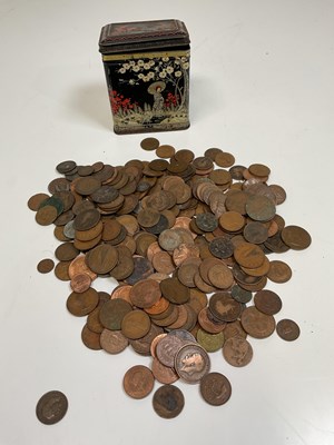 Lot 1331 - A collection of coins contained within a...