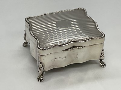 Lot 1084 - NATHAN & HAYES; a George V hallmarked silver...