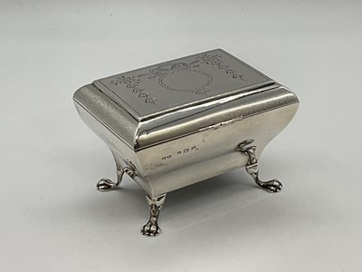 Lot 1079 - HUKIN & HEATH; a George V hallmarked silver...