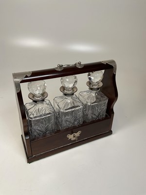 Lot 1032 - A contemporary mahogany and silver plate...