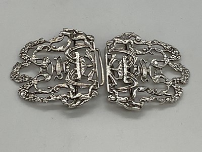 Lot 1115 - An Elizabeth II hallmarked silver pierced...