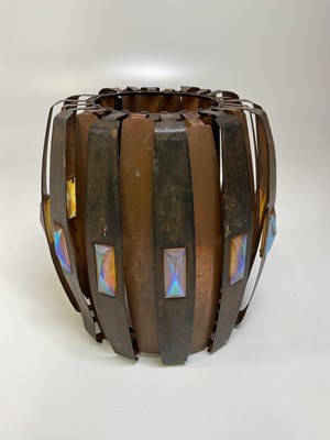Lot 348 - Mid century metal lampshade
