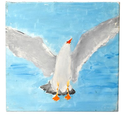 Lot 1276 - JACOB SUTTON; oil on canvas, 'Let's Go Looking...