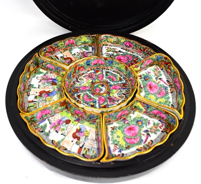 Lot 497 - An early 20th century Chinese set of porcelain...
