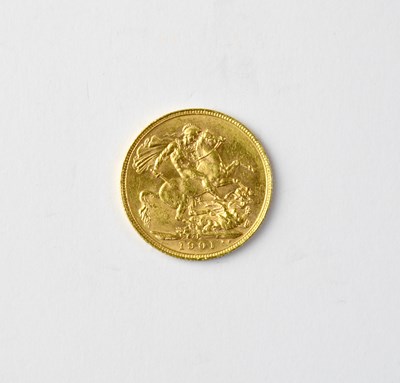 Lot 772 - A Victorian full sovereign 1901