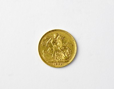 Lot 771 - A Victorian full sovereign 1891