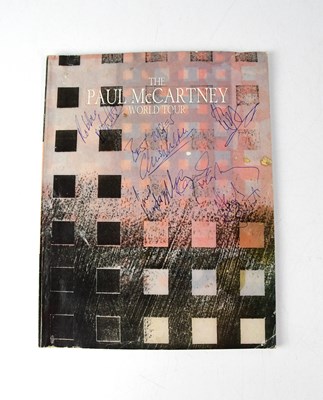 Lot 237 - PAUL MCCARTNEY; World Tour 1989 programme,...