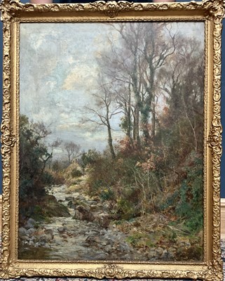 Lot 6146 - TOM CLOUGH (1867-1943) oil on canvas, river...