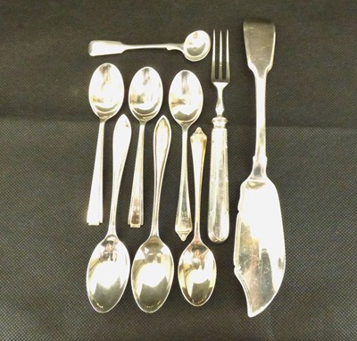 Lot 718 - Various hallmarked silver cutlery