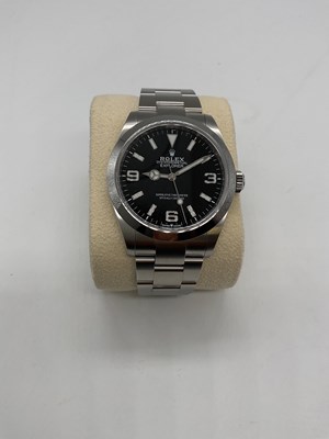Lot 1316 - ROLEX; an Explorer 40, stainless steel case,...