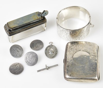 Lot 2250 - An Edwardian hallmarked silver cigarette case...