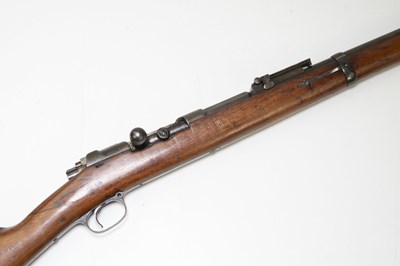 Lot 570 - MAUSER; an I.G. Mod 71/84 11.15x60R infantry...