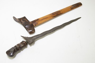 Lot 670 - A late 18th/early 19th century Eastern kris...