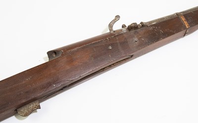 Lot 568 - An Indian Torrador matchlock rifle from the...