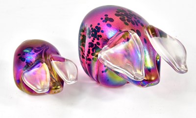 Lot 1544 - JOHN DITCHFIELD; two iridescent glass...