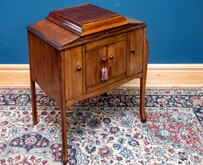 Lot 1170 - HIS MASTERS VOICE (HMV); a gramophone in...