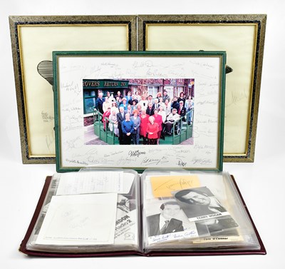 Lot 1604 - CORONATION STREET; an album containing a large...