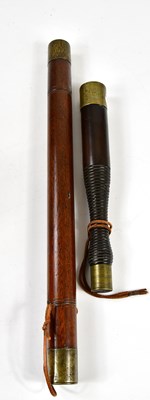 Lot 413 - A Georgian brass mounted truncheon inscribed...