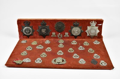Lot 498 - Two mounted panels containing an assortment of...