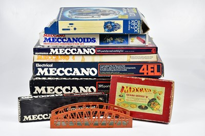 Lot 1093 - MECCANO; seven boxed sets to include...