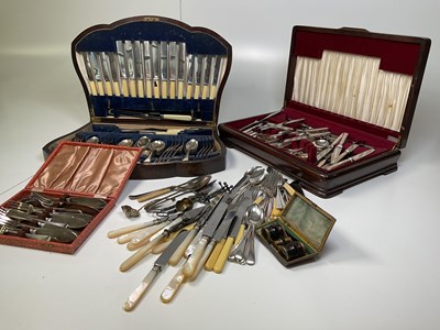 Lot 1001 - A quantity of silver plated items including...