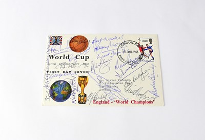 Lot 413 - WORLD CUP 1966; a first day cover bearing...