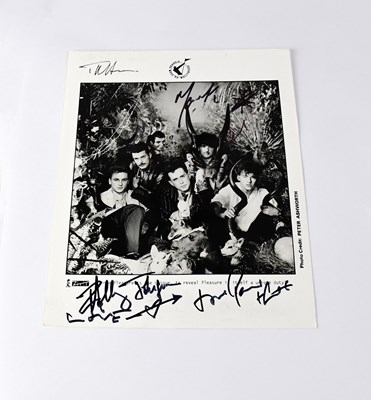 Lot 187 - FRANKIE GOES TO HOLLYWOOD; a black and white...